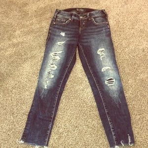 Women’s Silver capris